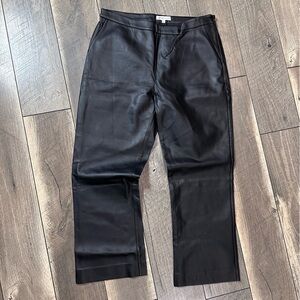 Aemi & Co Black Faux Leather Pants